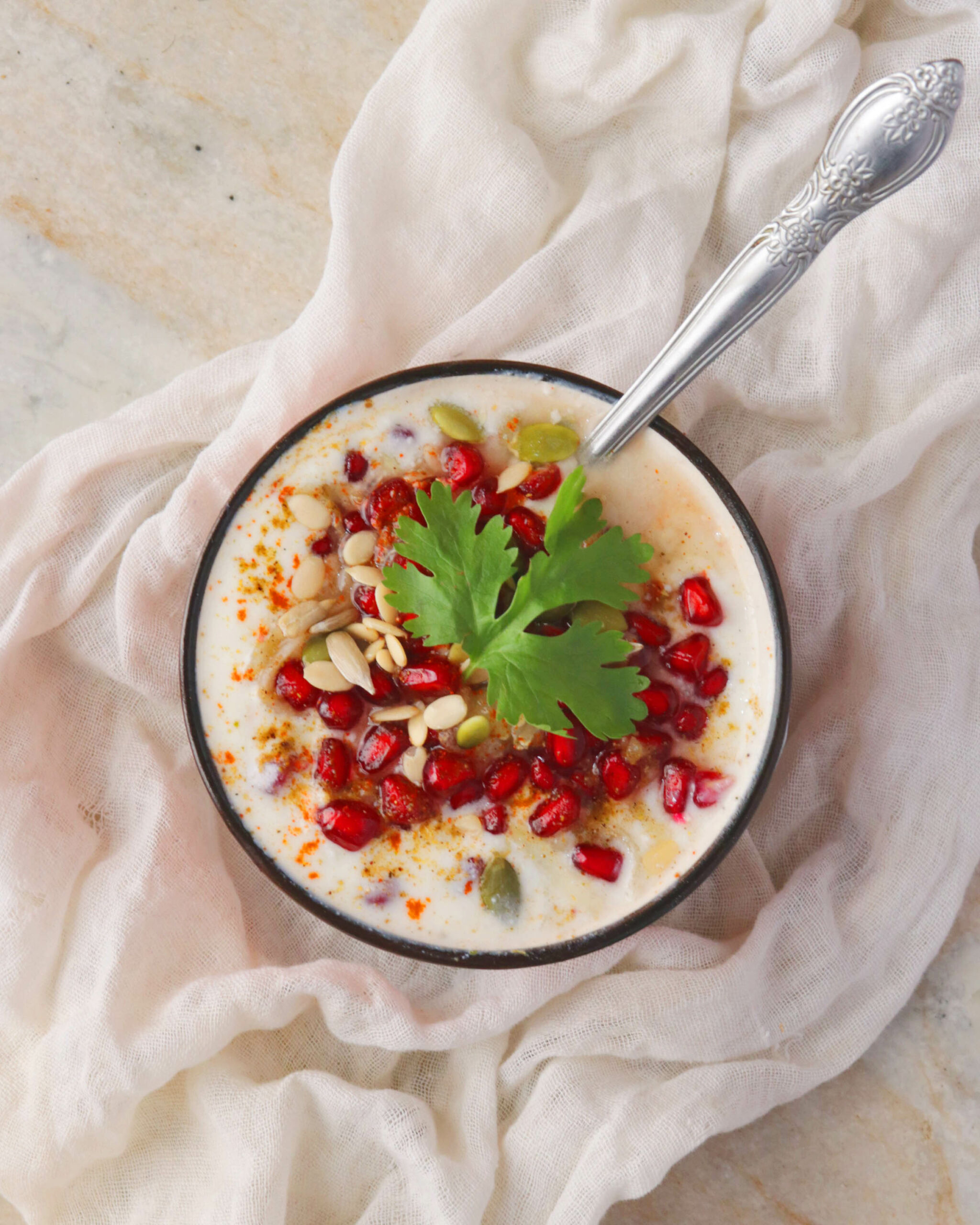 Cucumber Pomegranate Raita | Kheera Anar Yoghurt – That Delicious Dish ...