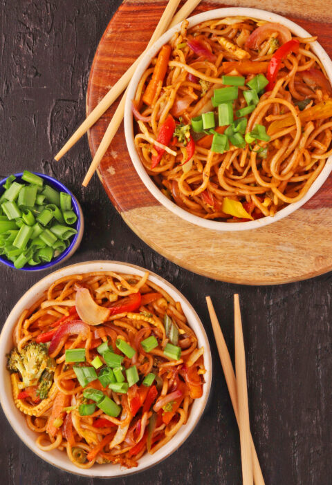 Veg Lo Mein | Veg chow mein recipe | Veg noodles recipe