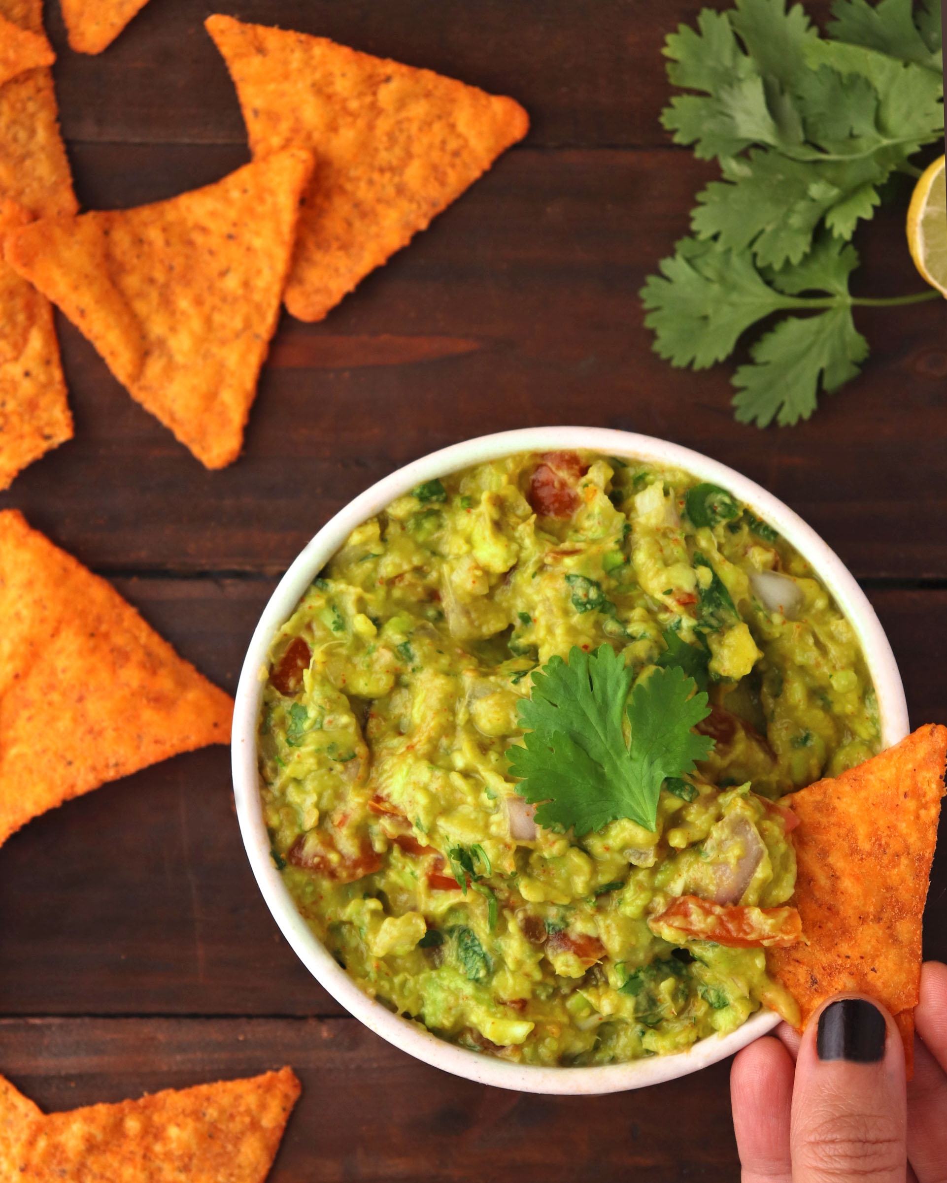 Mexican Guacamole Dip Recipe | Vegan, quick and easy