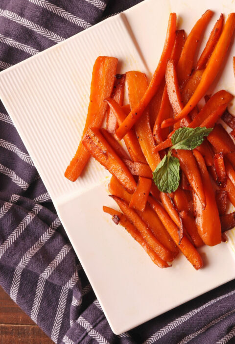 Honey Vinegar Roasted Carrots 2
