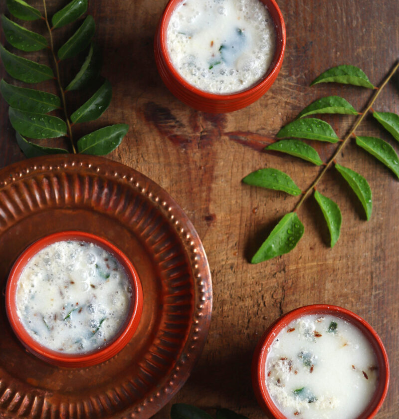 Indian Spiced butermilk or Masala chaas 2