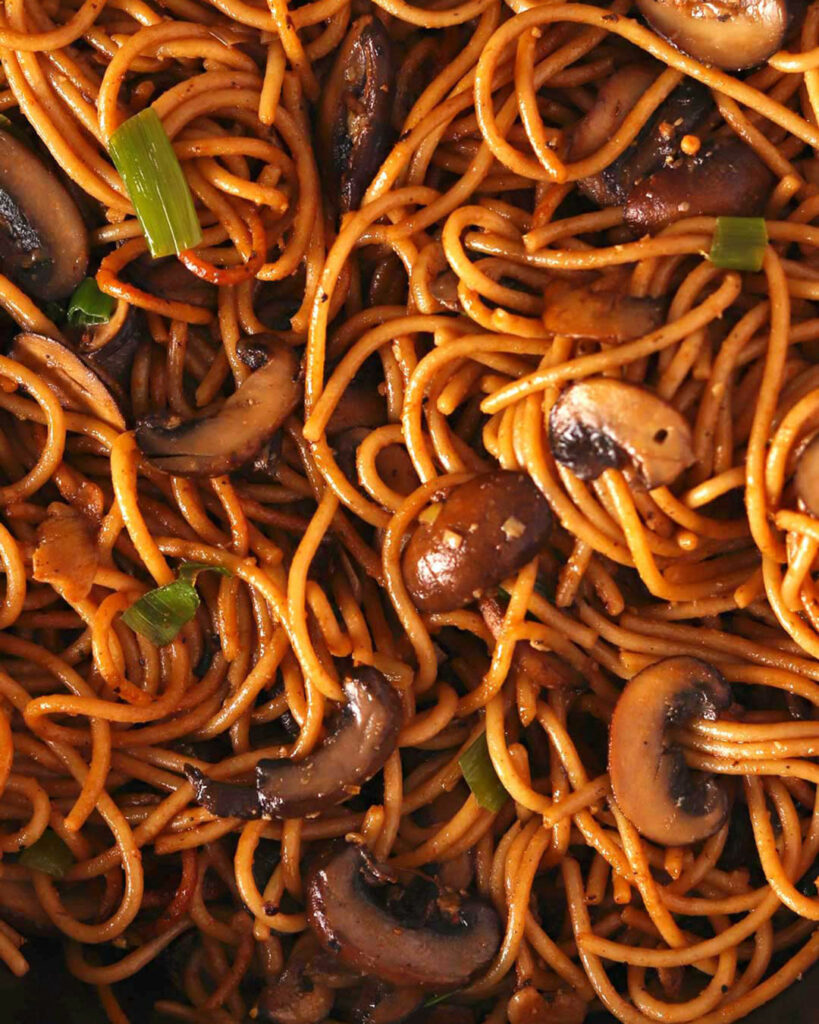 Garlic Mushroom Noodles